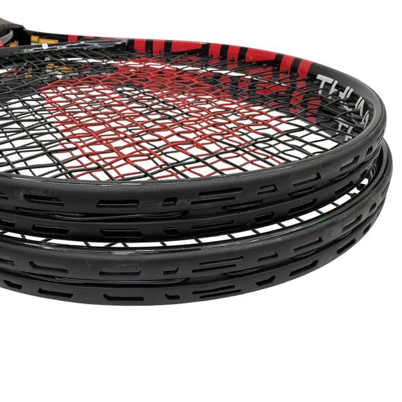 Prince Thunder 110 Tennis Racket Set of 2 with Bag 4 1/4" Grip - Picture 5 of 9